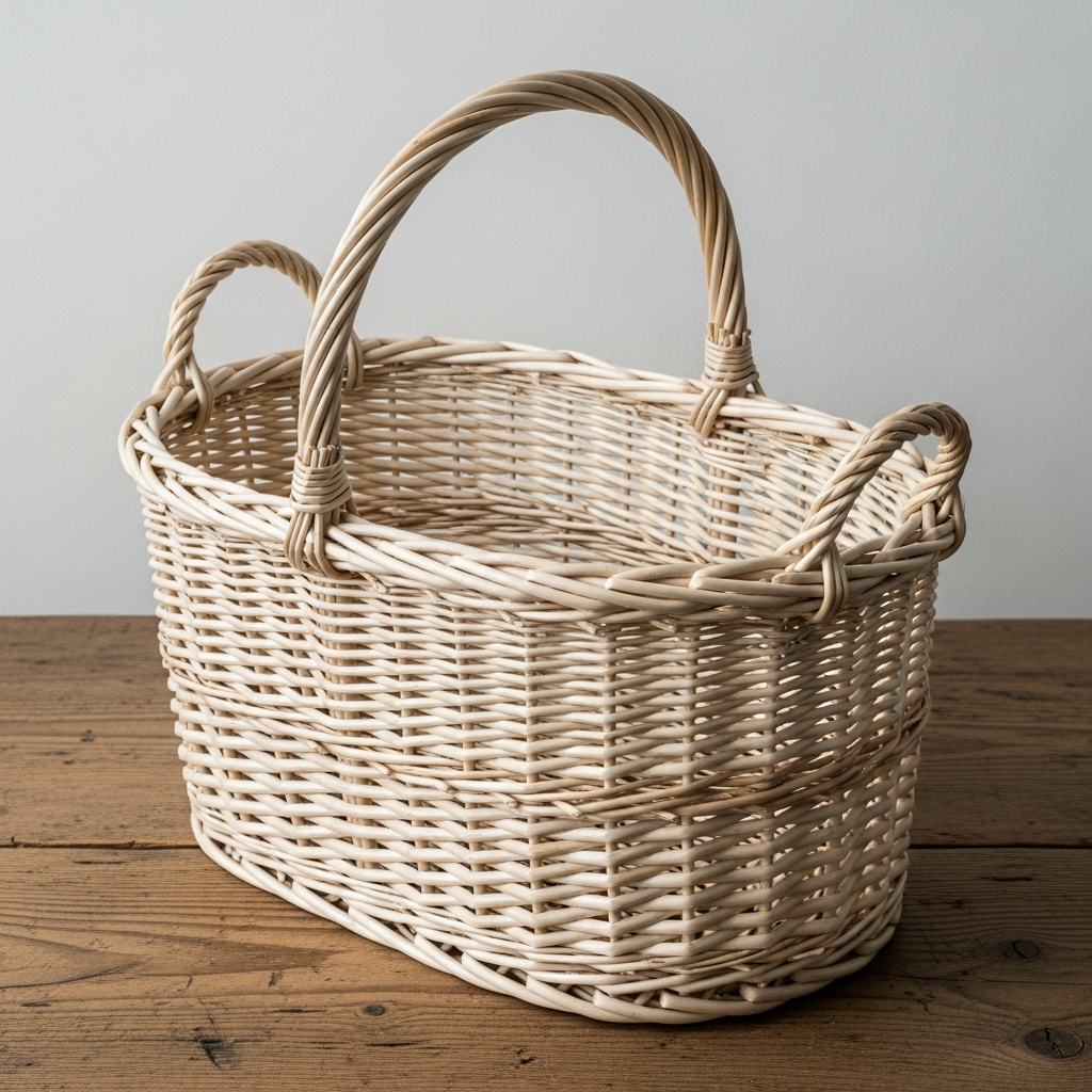 Corbeille Osier Tresse — Grande